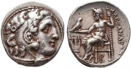 KINGDOM of MACEDON. Alexander III 'the Great',327-323 BC. AR Drachm

Condition: Very Fine

Weight: 4.3 gr
Diameter: 17.7 mm