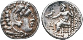 KINGDOM of MACEDON. Alexander III 'the Great',327-323 BC. AR Drachm

Condition: Very Fine

Weight: 4.2 gr
Diameter: 16.9 mm