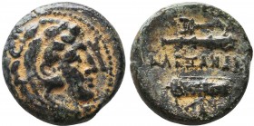 KINGDOM of MACEDON. Alexander III 'the Great',327-323 BC. Ae

Condition: Very Fine

Weight: 6.4 gr
Diameter: 18.3 mm