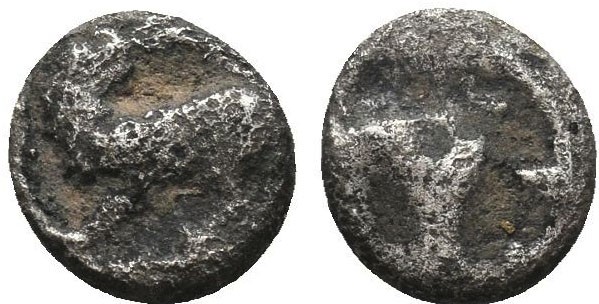 Greek Obol, Ca. 350-300 BC. AR

Condition: Very Fine

Weight: 0.4 gr
Diamet...