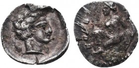 Greek Obol, Ca. 350-300 BC. AR

Condition: Very Fine

Weight: 0.4 gr
Diameter: 10.8 mm