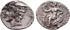 Greek Obol, Ca. 350-300 BC. AR

Condition: Very Fine

Weight: 0.8 gr
Diameter: 11.7 mm