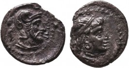 Greek Obol, Ca. 350-300 BC. AR

Condition: Very Fine

Weight: 0.6 gr
Diameter: 10.4 mm
