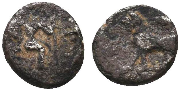 Greek Obol, Ca. 350-300 BC. AR

Condition: Very Fine

Weight: 0.3 gr
Diamet...