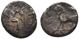 Greek Obol, Ca. 350-300 BC. AR

Condition: Very Fine

Weight: 0.3 gr
Diameter: 7.8 mm