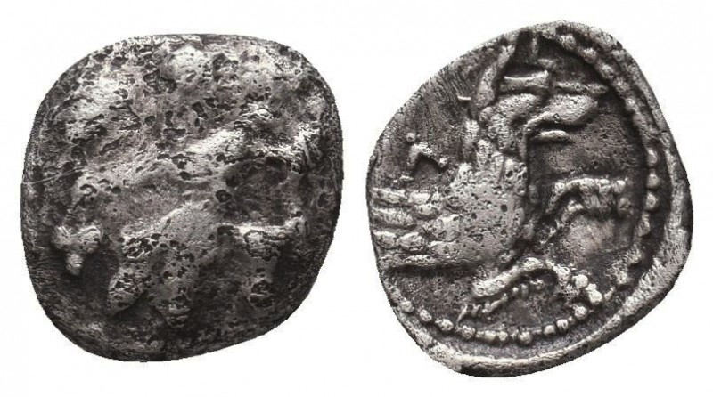 Greek Obol, Ca. 350-300 BC. AR

Condition: Very Fine

Weight: 0.5 gr
Diamet...