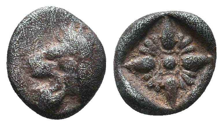 Greek Obol, Ca. 350-300 BC. AR

Condition: Very Fine

Weight: 0.8 gr
Diamet...