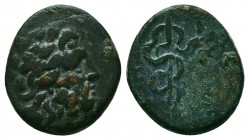 Mysia, Pergamon. Civic Issue. 200-113 B.C. AE

Condition: Very Fine

Weight: 2.7 gr
Diameter: 16.2 mm