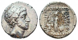 Kings of Cappadocia. Eusebeia. Ariarathes X 42-36 BC. Drachm

Condition: Very Fine

Weight: 3.5 gr
Diameter: 16.2 mm