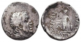 Cappadocian Kingdom. Ariobarzanes I. 95-63 B.C. AR drachm

Condition: Very Fine

Weight: 3.7 gr
Diameter: 16.5 mm