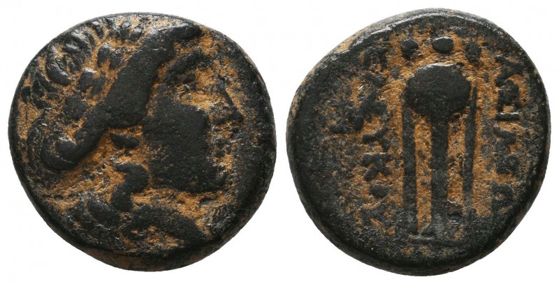 SELEUKID KINGDOM. 2nd - 1st Century . Ae.

Condition: Very Fine

Weight: 7.7...