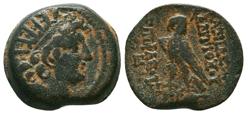 SELEUKID KINGDOM. 2nd - 1st Century . Ae.

Condition: Very Fine

Weight: 5.8...