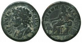 PHRYGIA. Prymnessos. Pseudo-autonomous. Time of Septimius Severus to Caracalla (193-217). Ae.
Obv: IEPA CYNKΛHTOC.
Laureate and draped bust of the s...
