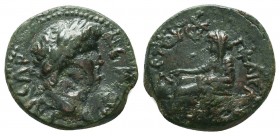 Nero (54-68). Cilicia, Anazarbus. Æ Hemiassarion 

Condition: Very Fine

Weight: 3.0 gr
Diameter: 17.0 mm