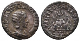 Tranquillina AR Drachm, Caesarea
Tranquillina (241-244 AD). AR Drachm (17 mm, 4.19 g), Caesarea, Cappadocia. RY 4 = 241 AD.
Obv. CABINIA TPANKVΛΛA A...