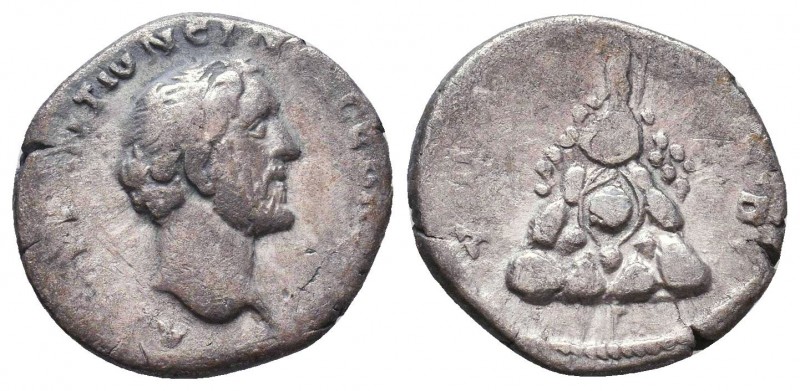 CAPPADOCIA, Caesarea. Antoninus Pius. 138-161 AD. AR Drachm

Condition: Very F...