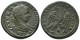 Elagabalus (218-222 AD). AR Tetradrachm

Condition: Very Fine

Weight: 12.6 gr
Diameter: 26.4 mm
