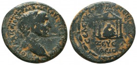 SYRIA. Seleucis and Pieria. Seleucia Pieria. Trajan (98-117). Ae.
Obv: AVTOKPA KAIC NЄP TPAIANOC APICT CЄB ΓЄPM ΔAK.
Laureate head right.
Rev: CЄΛЄ...