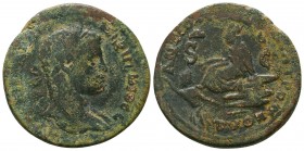 Elagabalus (218-222 AD). AE

Condition: Very Fine

Weight: 18.3 gr
Diameter: 32.9 mm