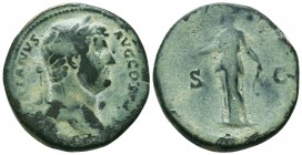 Hadrian (117-138), Sestertius

Condition: Very Fine

Weight: 22.9 gr
Diameter: 31.8 mm