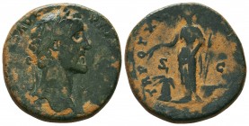 Antoninus Pius, 138-161. Sestertius 

Condition: Very Fine

Weight: 22.8 gr
Diameter: 30.3 mm