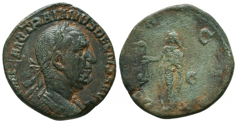 Trajan Decius (249-251 AD). AE Sestertius 

Condition: Very Fine

Weight: 14...