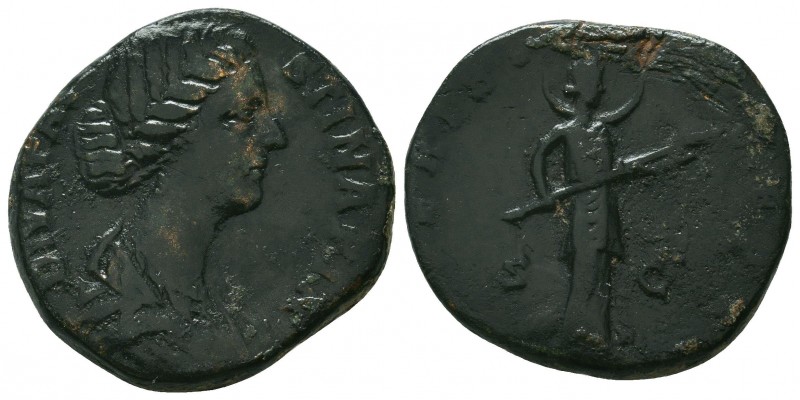Diva Faustina Junior Æ Sestertius. Rome, AD 176-180.

Condition: Very Fine

...