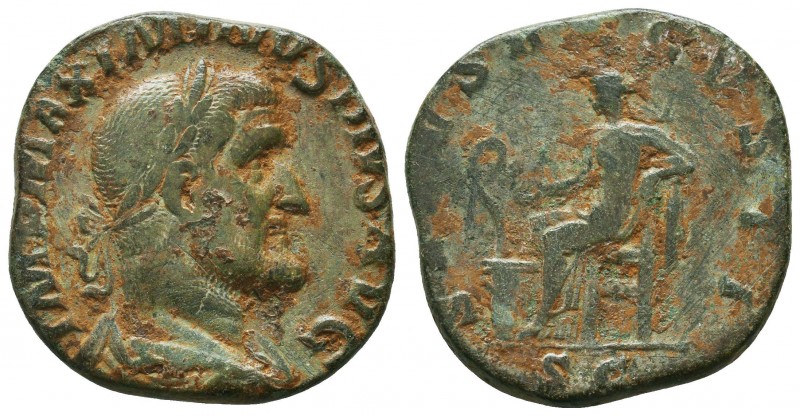 Maximinus I Æ Sestertius. Rome, AD 235-236.

Condition: Very Fine

Weight: 1...