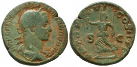 Severus Alexander (222-235 AD). AE Sestertius

Condition: Very Fine

Weight: 21.6 gr
Diameter: 29.3 mm