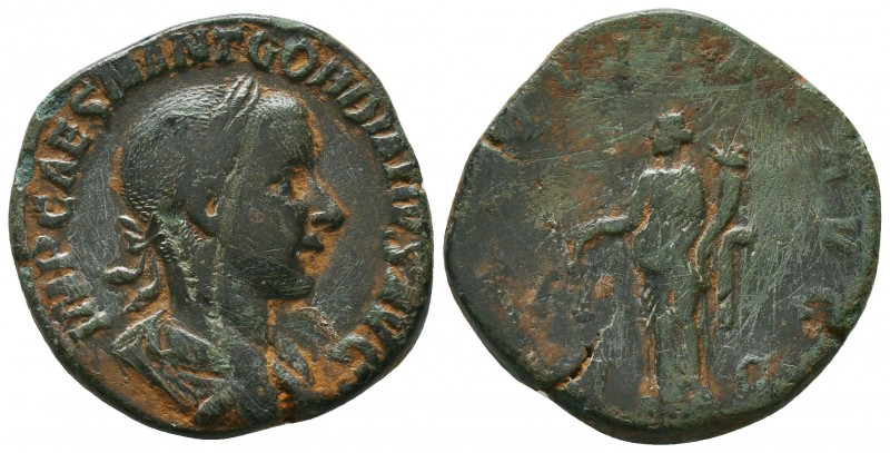 Gordian III Æ Sestertius. Rome, AD 240. 

Condition: Very Fine

Weight: 16.9...