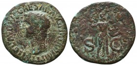 Claudius (41-54) - AE 

Condition: Very Fine

Weight: 10.6 gr
Diameter: 29.9 mm