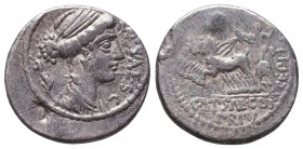 ROMAN REPUBLIC. Denarius (143 BC). Rome.

Condition: Very Fine

Weight: 3.7 gr
Diameter: 18.8 mm