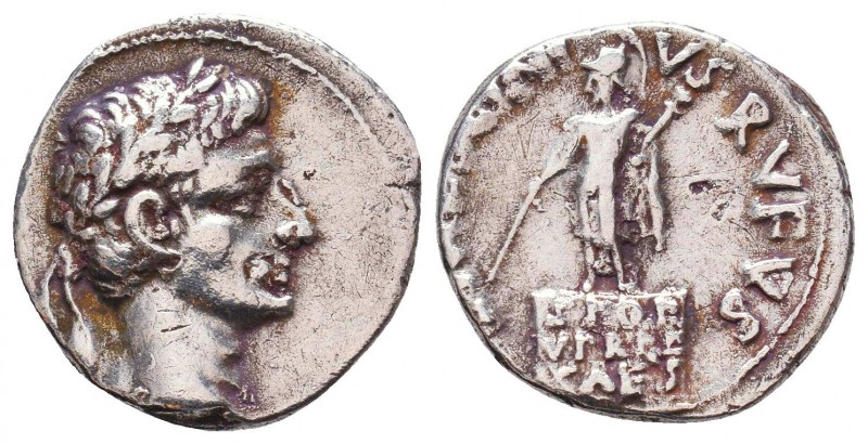 Octavian AR Denarius. Rome, 29-27 BC. B

Condition: Very Fine

Weight: 3.3 g...
