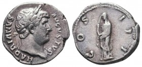 Hadrian (117-138), Ar Denarius ,

Condition: Very Fine

Weight: 2.9 gr
Diameter: 18.4 mm