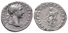 Traianus (98-117 AD). AR Denarius,

Condition: Very Fine

Weight: 2.6 gr
Diameter: 18.4 mm