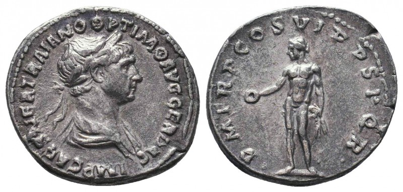 Traianus (98-117 AD). AR Denarius,

Condition: Very Fine

Weight: 2.9 gr
Di...