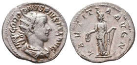 Gordianus III Pius (238-244 AD). AR Antoninianus

Condition: Very Fine

Weight: 4.0 gr
Diameter: 22.0 mm