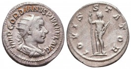 Gordianus III Pius (238-244 AD). AR Antoninianus

Condition: Very Fine

Weight: 3.9 gr
Diameter: 22.1 mm