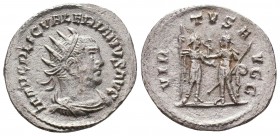 Valerian I Æ Antoninianus. Rome, AD 254-256.

Condition: Very Fine

Weight: 2.7 gr
Diameter: 23.1 mm