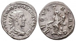 Volusianus (251-253 AD). AR Antonianus

Condition: Very Fine

Weight: 4.7 gr
Diameter: 22.8 mm