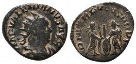 Valerian I Æ Antoninianus. Rome, AD 254-256.

Condition: Very Fine

Weight: 3.5 gr
Diameter: 19.9 mm