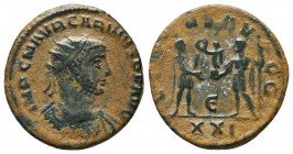 Carinus, as Caesar (282-283 AD). AE silvered Antoninianus

Condition: Very Fine

Weight: 3.4 gr
Diameter: 20.5 mm
