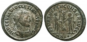 Diocletianus (284-305 AD). AE Antoninianus

Condition: Very Fine

Weight: 3.6 gr
Diameter: 23.8 mm