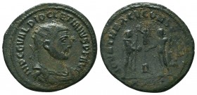 Diocletianus (284-305 AD). AE Antoninianus

Condition: Very Fine

Weight: 3.0 gr
Diameter: 23.8 mm