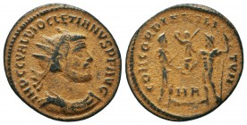Diocletianus (284-305 AD). AE Antoninianus

Condition: Very Fine

Weight: 2.8 gr
Diameter: 21.8 mm