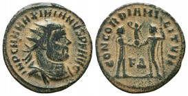 Maximianus (286-305 AD). AE Antoninianus

Condition: Very Fine

Weight: 3.0 gr
Diameter: 20.7 mm