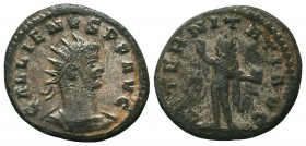 Gallienus (253-268 AD). AE Antoninianus 

Condition: Very Fine

Weight: 3.5 gr
Diameter: 21.7 mm