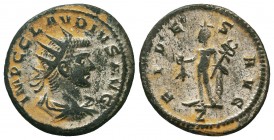 Claudius II (268-270 AD). AE silvered Antoninianus

Condition: Very Fine

Weight: 2.6 gr
Diameter: 20.5 mm