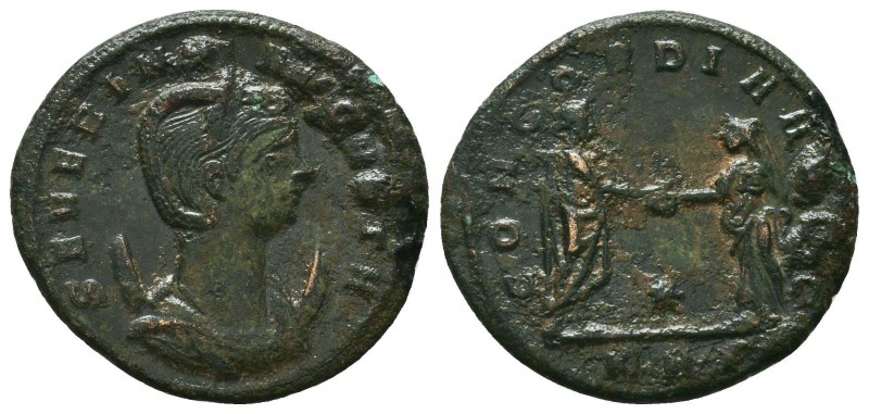 Severina Silvered Ӕ Antoninianus. AD 270-275. 

Condition: Very Fine

Weight...