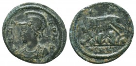 Constantine I Commemorative Æ Follis. URBS Roma

Condition: Very Fine

Weight: 2.1 gr
Diameter: 18 mm